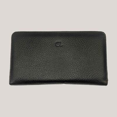 Talpi odinė piniginė-delninė GL - juoda