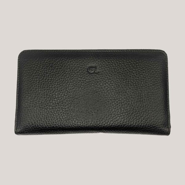 Talpi odinė piniginė-delninė GL - juoda