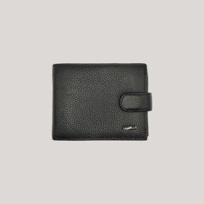 Vyriška odinė piniginė Nicolas - juoda Vyriška odinė piniginė Nicolas - juoda