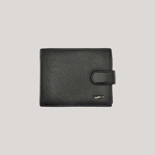 Vyriška odinė piniginė Nicolas - juoda Vyriška odinė piniginė Nicolas - juoda