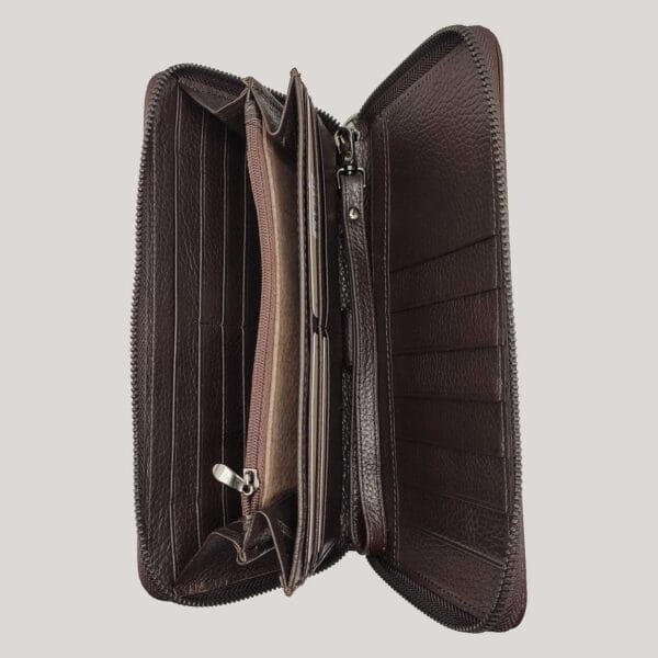 Vyriška odinė piniginė-delninė Nicolas - ruda (3) Vyriška odinė piniginė-delninė Nicolas - ruda (3)