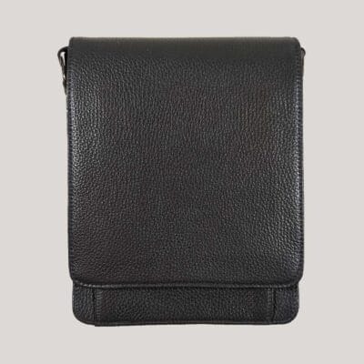 Vyriška odinė rankinė Gajane - juoda Vyriška odinė rankinė Gajane - juoda