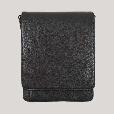 Vyriška odinė rankinė Gajane - juoda Vyriška odinė rankinė Gajane - juoda