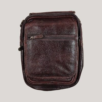 Vyriška odinė rankinė Gajane - ruda Vyriška odinė rankinė Gajane - ruda