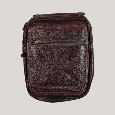 Vyriška odinė rankinė Gajane - ruda Vyriška odinė rankinė Gajane - ruda