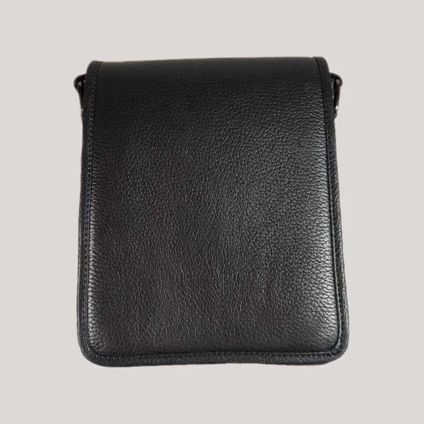 Vyriška odinė rankinė Gajane - juoda (6)