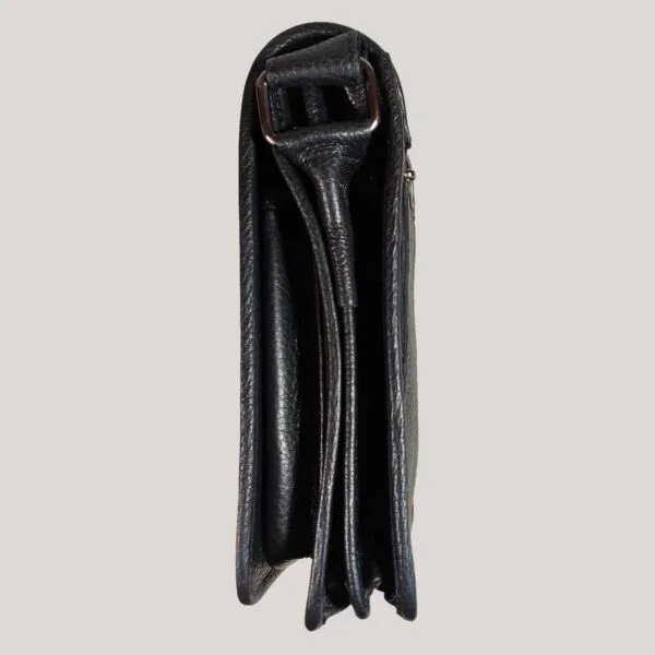 Vyriška odinė rankinė Gajane - juoda (9)