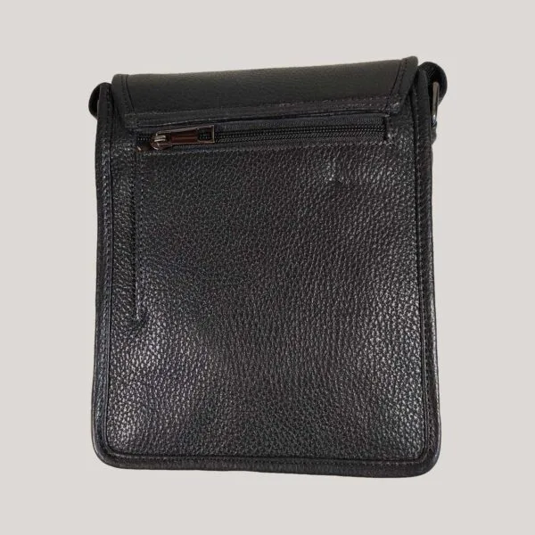 Vyriška odinė rankinė Gajane - juoda (10)