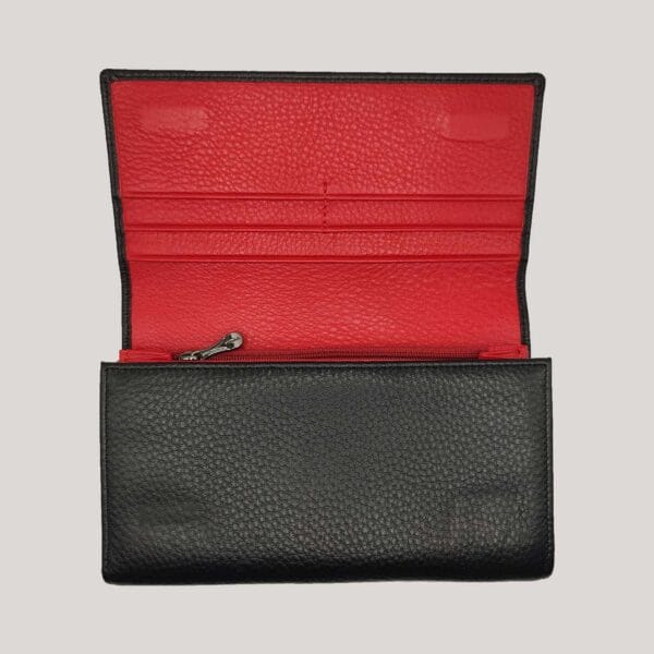 Moteriška odinė piniginė Vermari - juoda (2) Moteriška odinė piniginė Vermari - juoda (2)