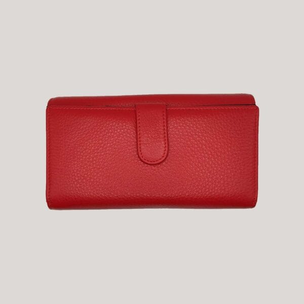 Moteriška odinė piniginė Vermari - raudona (6) Moteriška odinė piniginė Vermari - raudona (6)