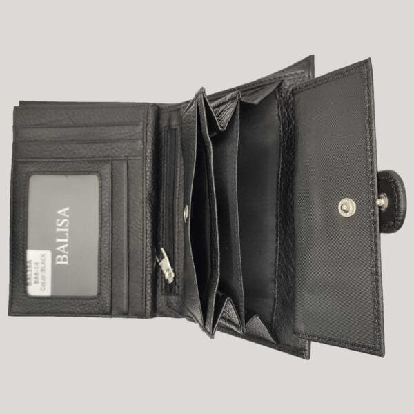 Talpi vyriška odinė piniginė Balisa - juoda (4)