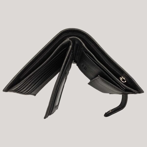 Talpi vyriška odinė piniginė Balisa - juoda (5)