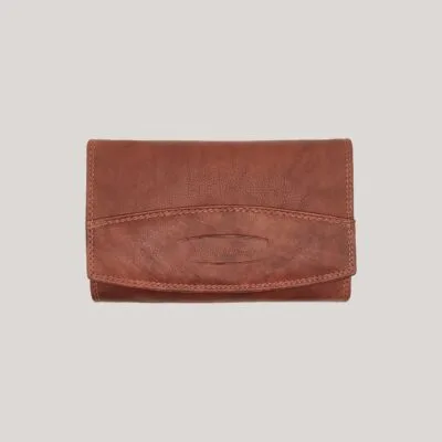 Klasikinė odinė piniginė Money Maker - ruda