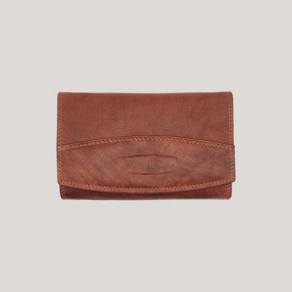 Klasikinė odinė piniginė Money Maker - ruda