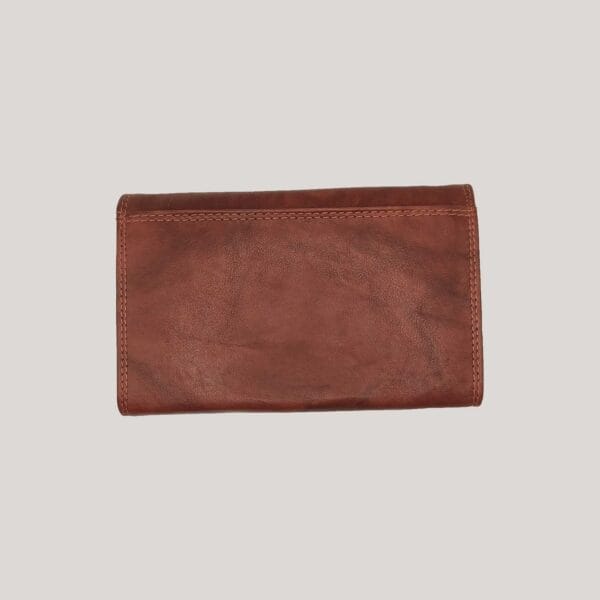 Klasikinė odinė piniginė Money Maker - ruda (4)