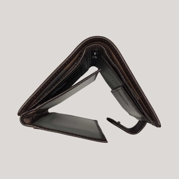 Vyriška odinė piniginė Nicolas - ruda (5)