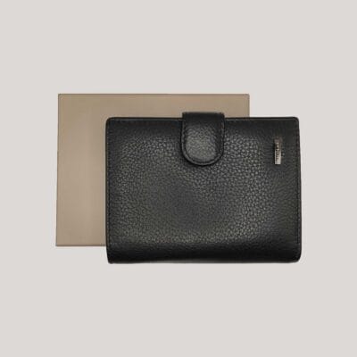 Vyriška odinė piniginė Nicolas - juoda