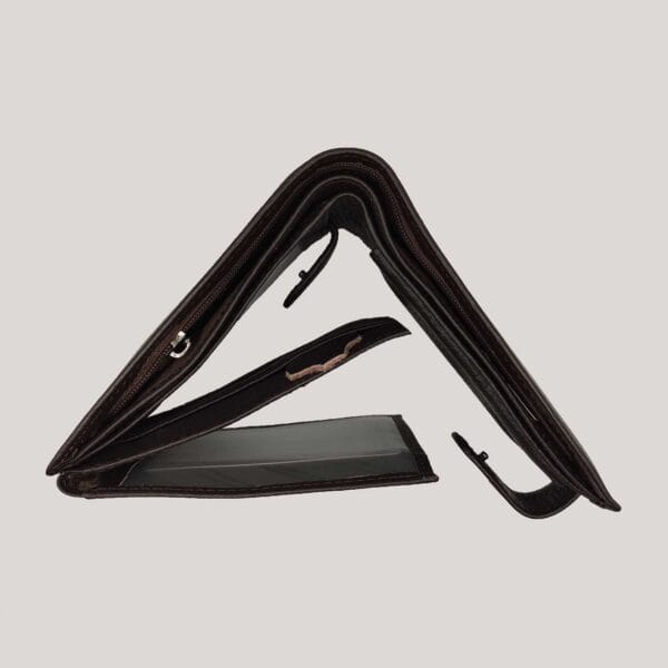 Vyriška odinė piniginė Nicolas - ruda (5)