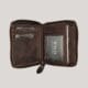 Verstos odos piniginė su užtrauktuku Wild - ruda (2)
