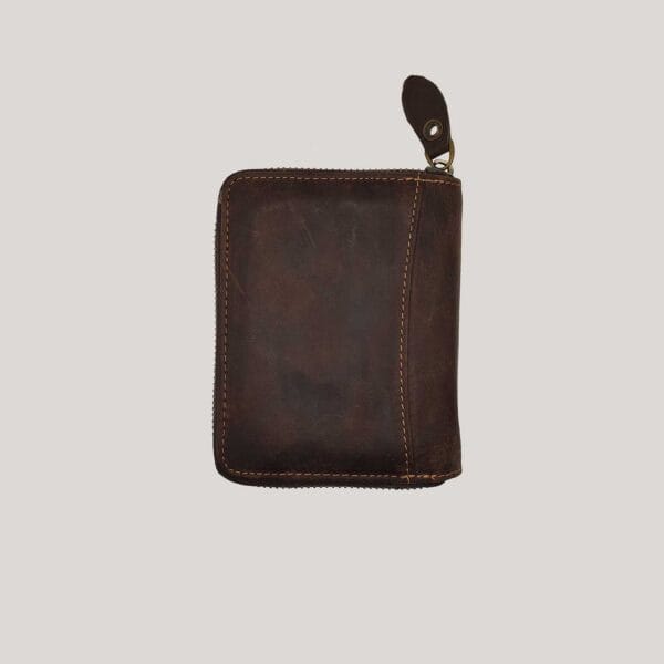 Verstos odos piniginė su užtrauktuku Wild - ruda (6)