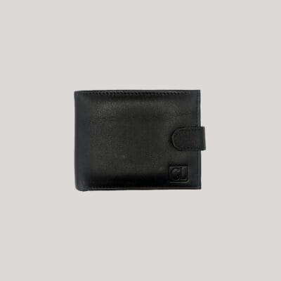 Minkštos odos vyriška piniginė GL - juoda