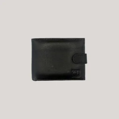 Minkštos odos vyriška piniginė GL - juoda