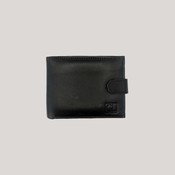 Minkštos odos vyriška piniginė GL - juoda