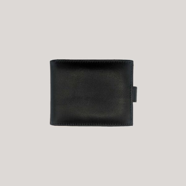 Minkštos odos vyriška piniginė GL - juoda (6)