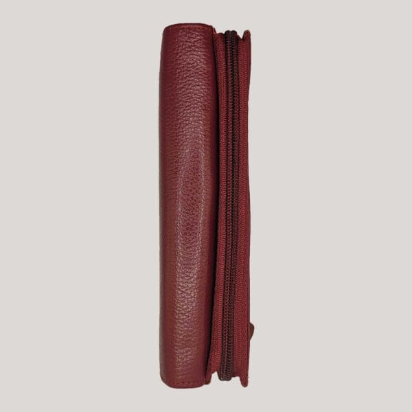 Talpi odinė piniginė moterims GL - raudona (4)