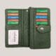 Talpi odinė piniginė-delninė GL - žalia (2)