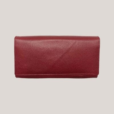 Didelė odinė piniginė moterims GL - bordo