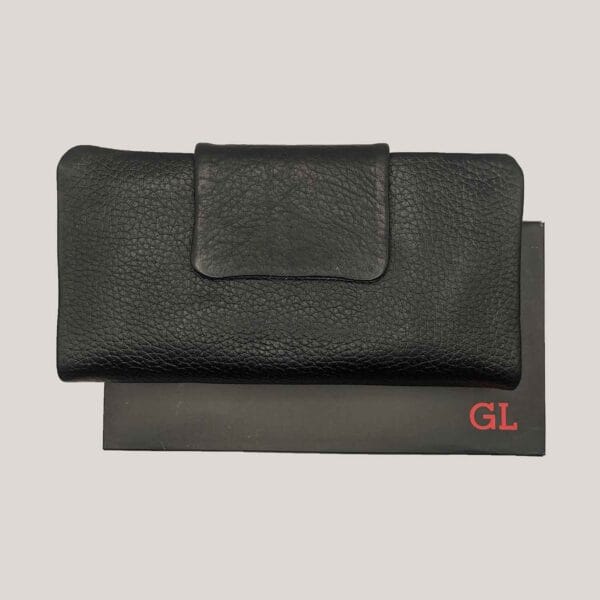 Talpi moteriška odinė piniginė GL - juoda