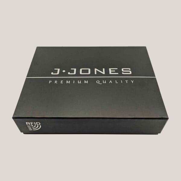 Vyriška odinė piniginė J. Jones - juoda (6)