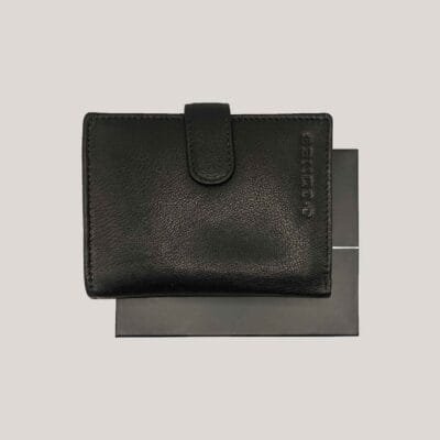 Vyriška odinė piniginė J. Jones - juoda