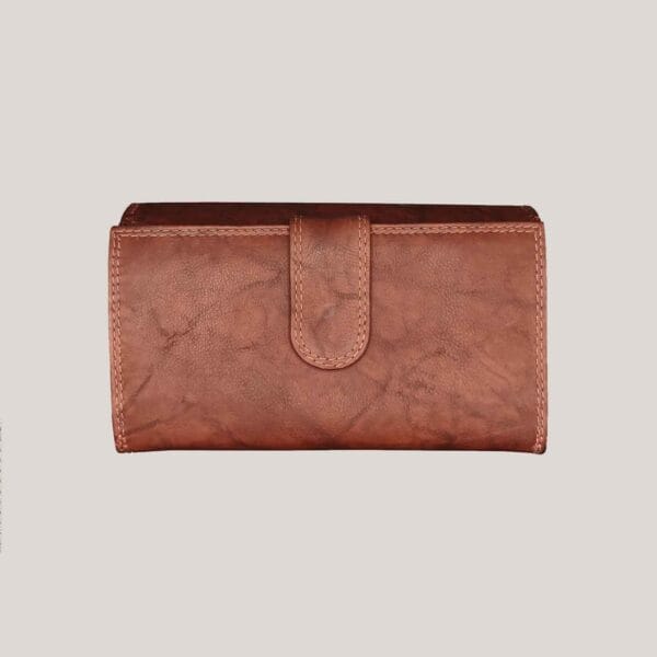 Odinė piniginė moterims Money Maker - ruda (4)