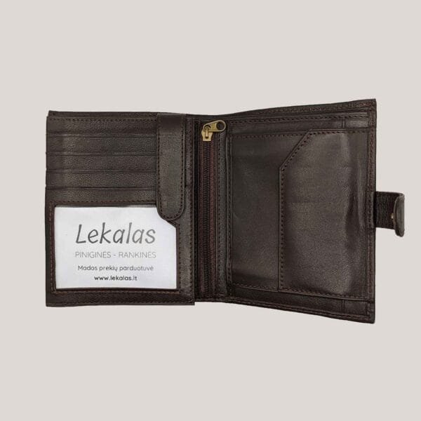 Vyriška odinė piniginė Wrangler - ruda (2) Vyriška odinė piniginė Wrangler - ruda (2)