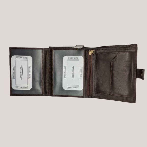 Vyriška odinė piniginė Wrangler - ruda (3) Vyriška odinė piniginė Wrangler - ruda (3)