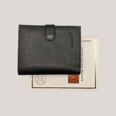 Vyriška odinė piniginė Wrangler - juoda Vyriška odinė piniginė Wrangler - juoda