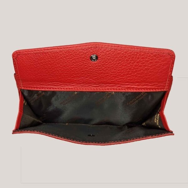 Talpi odinė piniginė Angela Moretti - raudona (2)