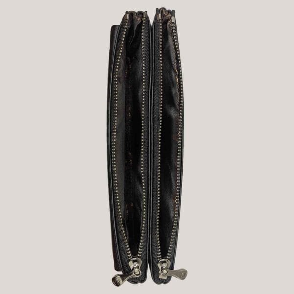 Odinė piniginė Angela Moretti - juoda (4)