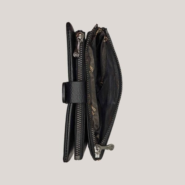 Odinė piniginė Angela Moretti - juoda (5)