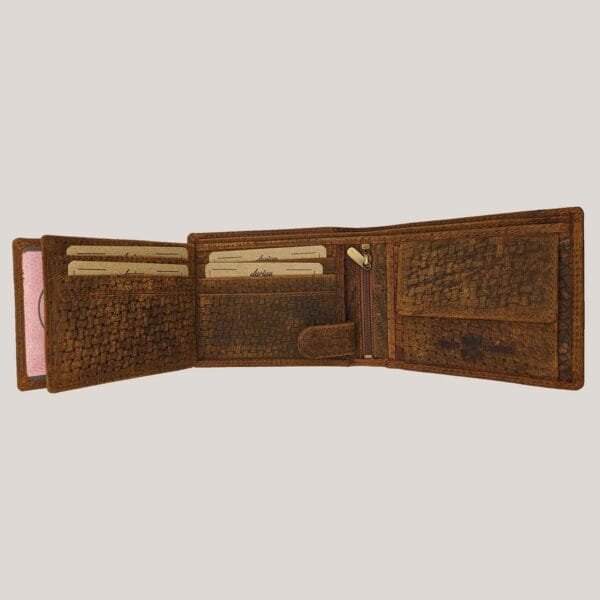 Verstos odos vyriška piniginė Dariya - ruda (4)
