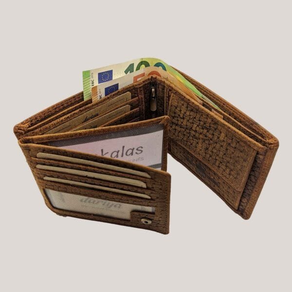 Verstos odos vyriška piniginė Dariya - ruda (5)