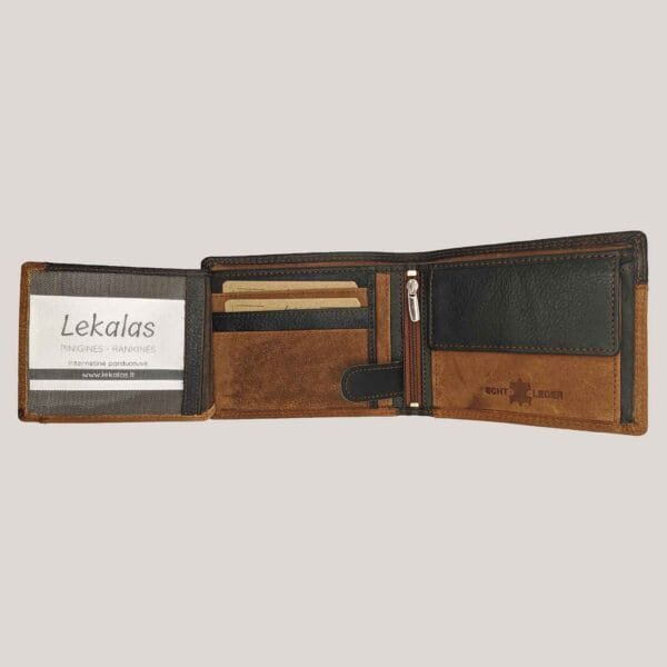 Verstos odos vyriška piniginė Dariya - ruda (3)