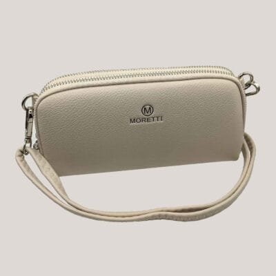 Moteriška eko odos rankinė Moretti - balta