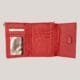 Nedidelė odinė piniginė Vermari - raudona (2)