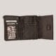 Nedidelė odinė piniginė Vermari - ruda (2)
