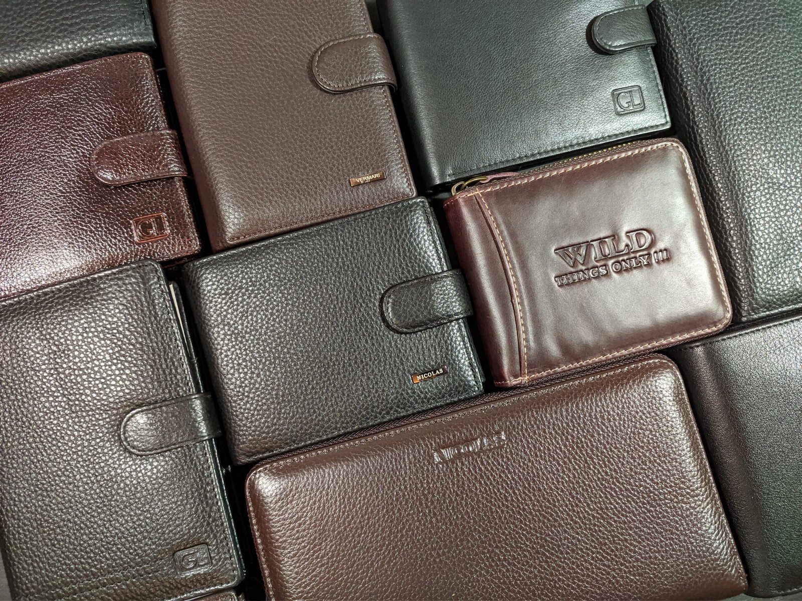 Vyriškos odinės piniginės