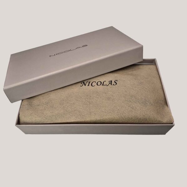 Vīriešu ādas maks-clutch soma Nicolas - brūna (6) Vīriešu ādas maks-clutch soma Nicolas - brūna (6)